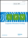 Logopedics Phoniatrics Vocology封面